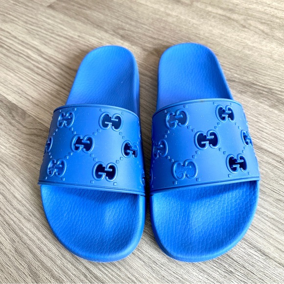 Gucci Other - Gucci GG Logo Rubber Slide Sandals
